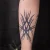 A photo of a Blackwork 3 Years old tattoo on the shin on a person with FitzPatrick Skin Type ii. This client is hoping for Cover Up Tattoo
