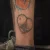 A photo of a Colour and Hentai 6 Years old tattoo on the shin on a person with FitzPatrick Skin Type iii. This client is hoping for Cover Up Tattoo